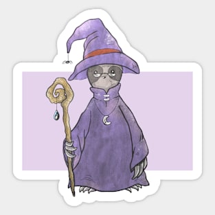 Sloth the Wizard Sticker